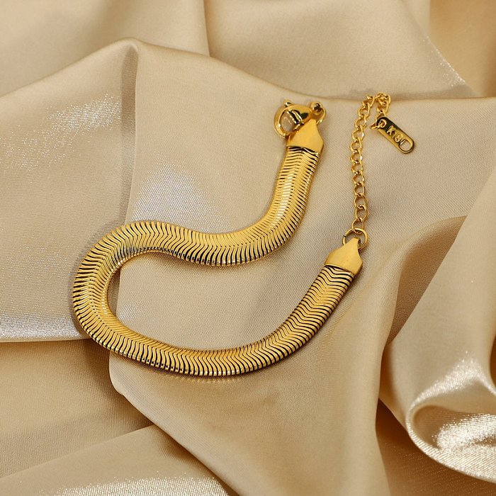 wholesale jewelry snake bone chain stainless steel bracelet jewelry