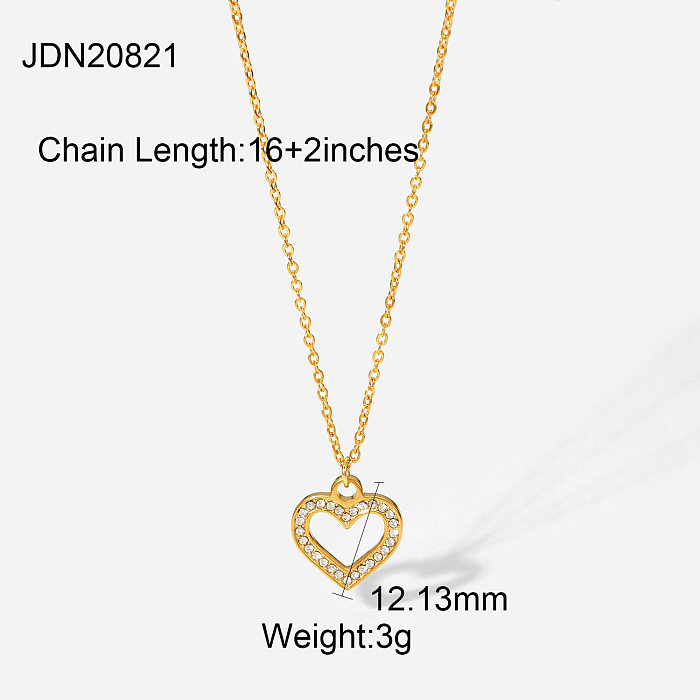 Fashion Titanium Steel Necklace Plated18K Gold Stainless Steel Necklace