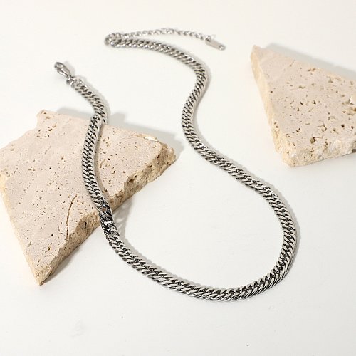 wholesale jewelry thick chain titanium steel necklace jewelry