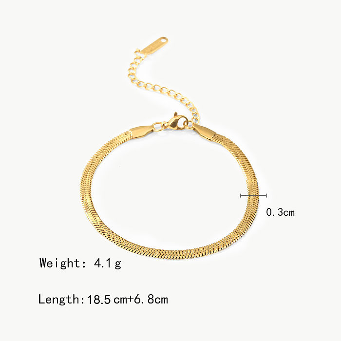 Retro Geometric Stainless Steel Bracelets Stripe Stainless Steel Bracelets