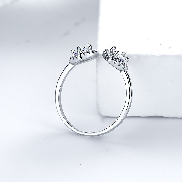Brincos moissanite corte princesa anéis simples de prata esterlina para mulheres anéis de noivado para mulheres diamantes reais