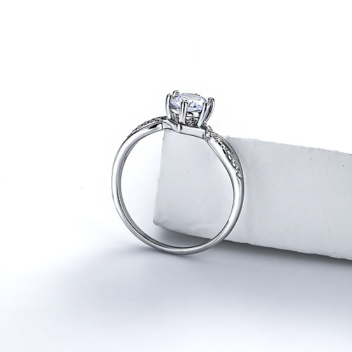 anillos de plata esterlina personalizados para mujeres fabricante y anillos de compromiso de moissanite asequibles
