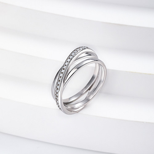 925 Real Silver Großhandel benutzerdefinierte Moissanite Ring