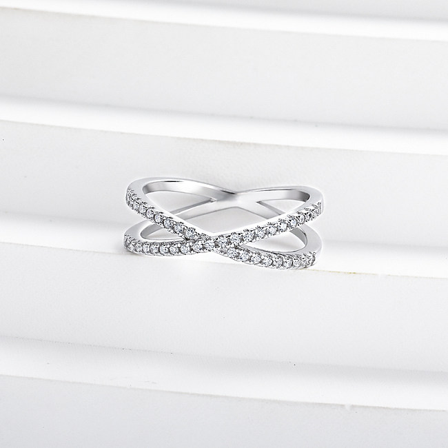 Anéis de noivado de diamante Moissanite para mulheres