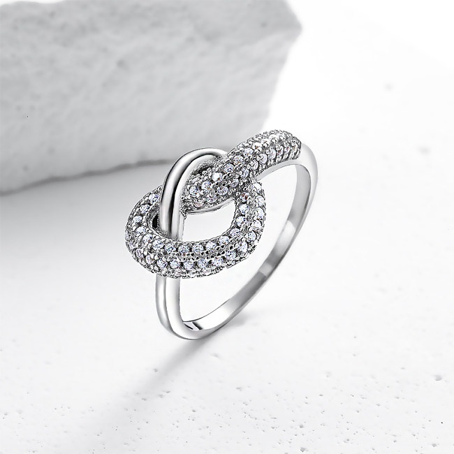 billige silberne Verlobungsringe für Frauen echte Diamanten 925 Sterling Silber Ringe Verlobungsring