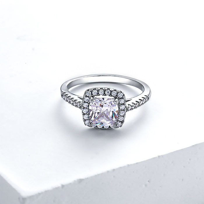 vente en gros bague de fiançailles en diamant 1 carat pour femmes bagues de fiançailles et alliances pour femmes