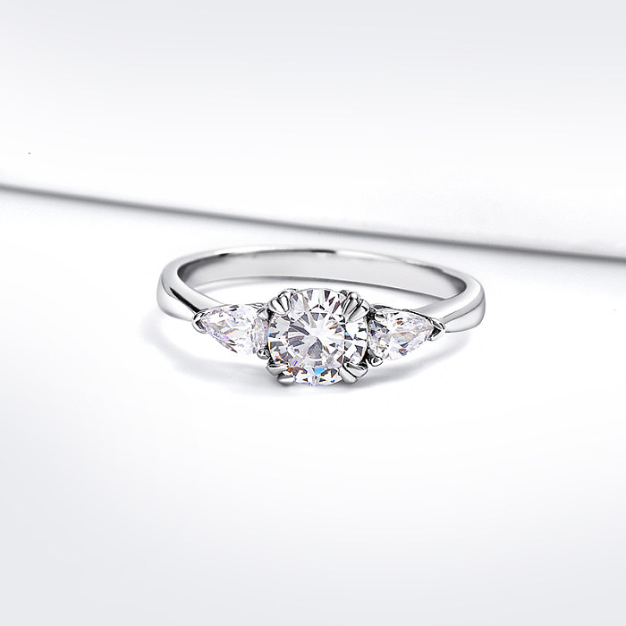 خاتم فضة عيار 925 مخصص للبيع بالجملة لخواتم الزفاف للنساء - Jewenoir