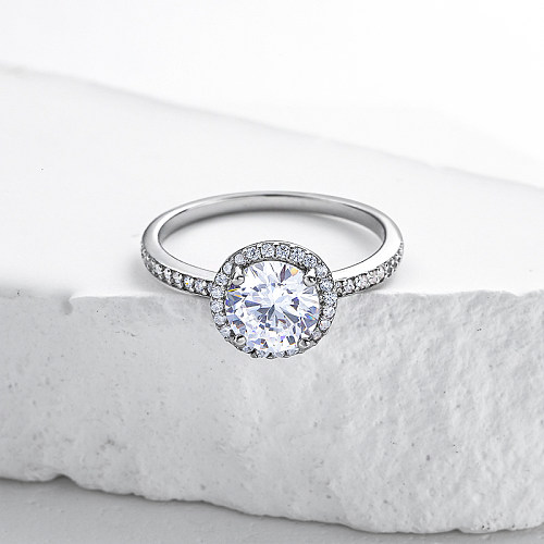 Anillos de plata de ley 925 para mujer, anillos de plata de ley para mujer, anillos de compromiso de diamantes para mujer