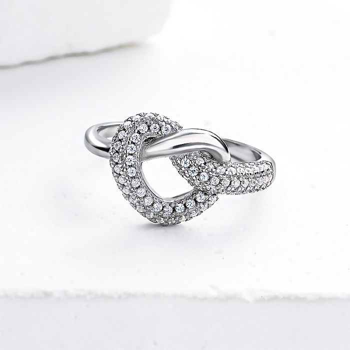 billige silberne Verlobungsringe für Frauen echte Diamanten 925 Sterling Silber Ringe Verlobungsring