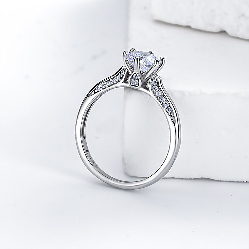 anéis de noivado ovais moissanite 925 prata esterlina anéis de noivado moissanite anéis de noivado moissanite vintage