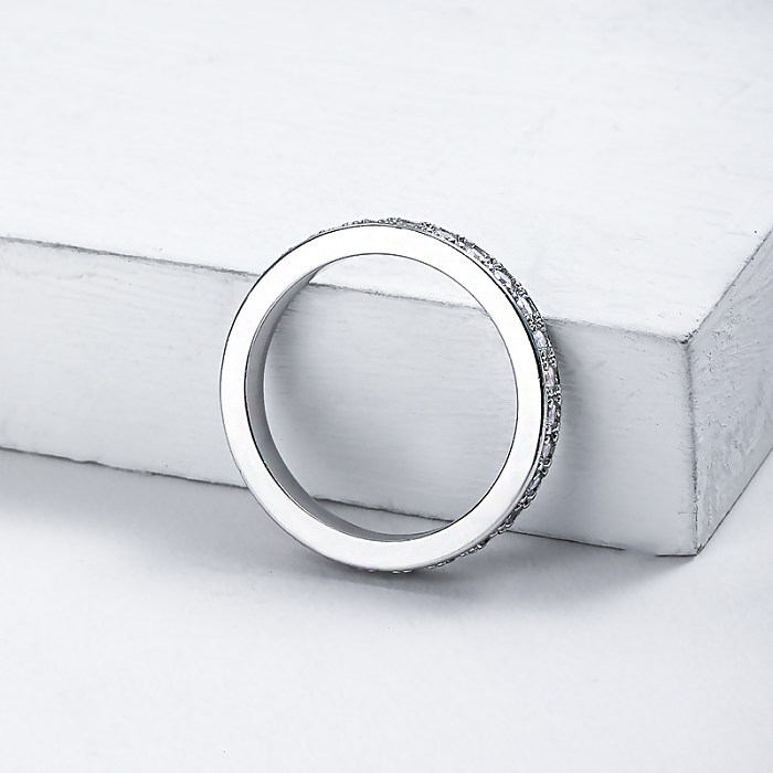 billige Moissanite-Ringe aus Sterlingsilber Moissanite und Diamant-Verlobungsringe Moissanite-Verlobungsringe für Frauen