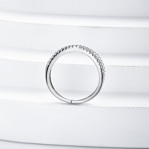 Anéis de noivado de diamante Moissanite para mulheres