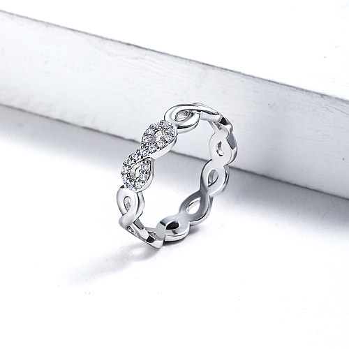 anillos de banda de eternidad de diamantes de plata esterlina anillos de banda de diamantes de plata esterlina anillos de diamantes de plata 925 esterlina