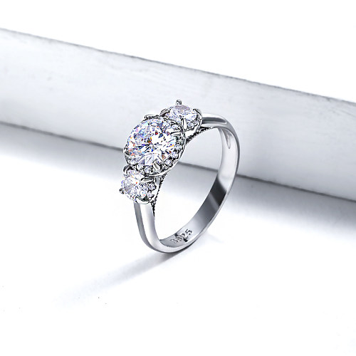 Diseños de anillos de boda personalizados, alianzas de boda de platino, anillos de compromiso moissanite