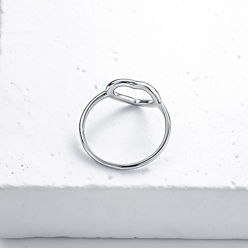 Großhandel Sterling Silber Herz Ring Verlobungsringe Prinzessin Schnitt für Frauen Silber Ringe Schmuck für Frauen