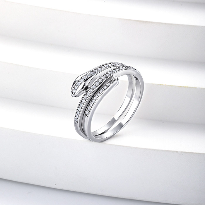 خاتم الماس مويسانيتي الفضة الاسترليني