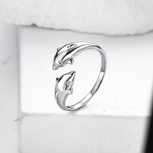 sterling silver dolphin rings women sterling silver rings women no diamond rings for women silver rings for women 925 clearance