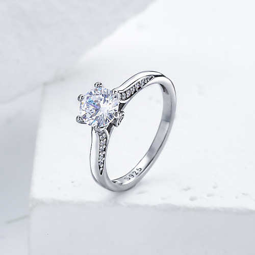 anéis de noivado ovais moissanite 925 prata esterlina anéis de noivado moissanite anéis de noivado moissanite vintage