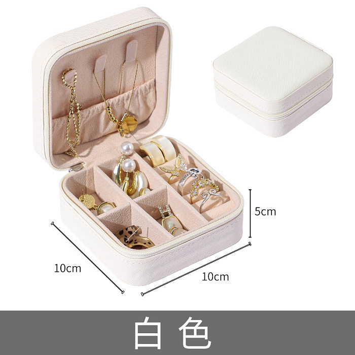 Stockage simple boucles d'oreilles collier bague bijoux stockage boîte à bijoux 10105CM