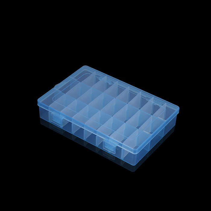 Boîtes à bijoux en plastique carrées de style simple