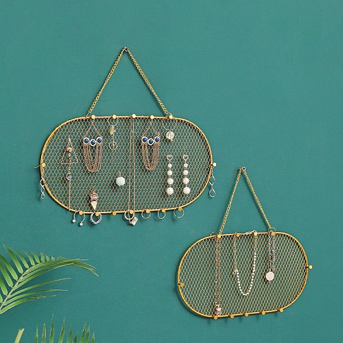 Fashion Geometric Solid Color Metal Jewelry Rack