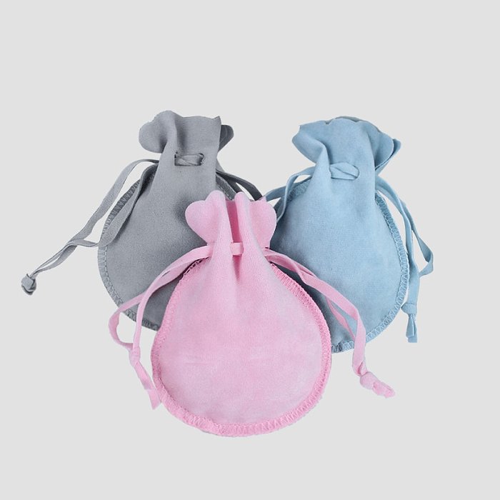 Fashion Solid Color Cloth Jewelry Packaging Bags