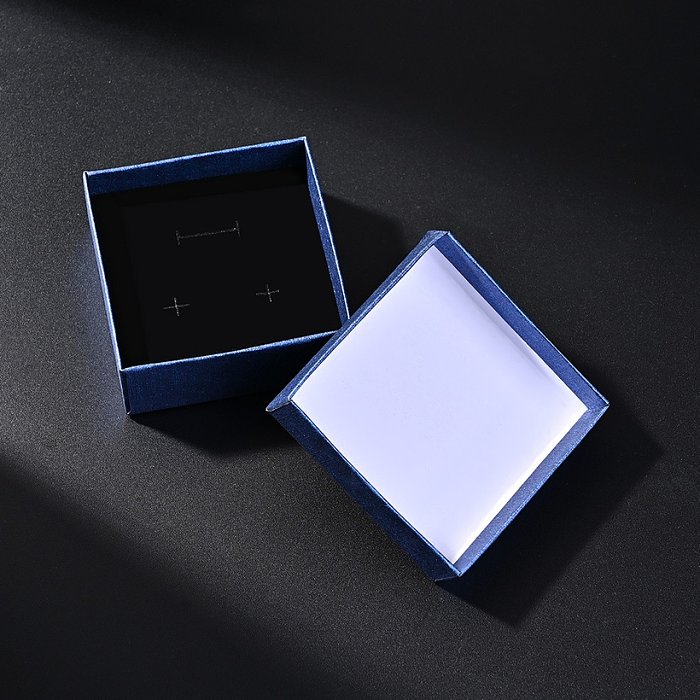 Unisex Style Jewelry Jewelry Rings Ear Studs Necklace Packaging Box Kraft Paper Trend Simple Jewelry Gift Box Wholesale