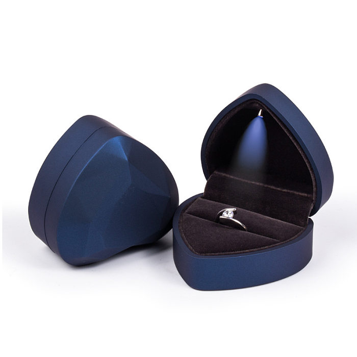 Simple Style Plastic Jewelry Boxes 1 Piece