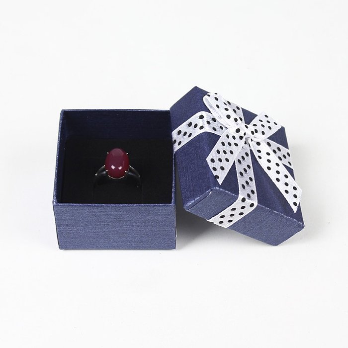 Mode Geschenk Ring Ohrringe Display Schmuck Zubehör Verpackung Box