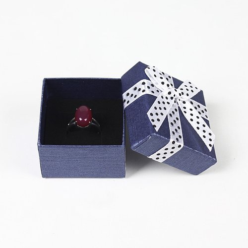 Boîte d'emballage d'accessoires de bijoux d'affichage de boucles d'oreilles d'anneau de cadeau de mode