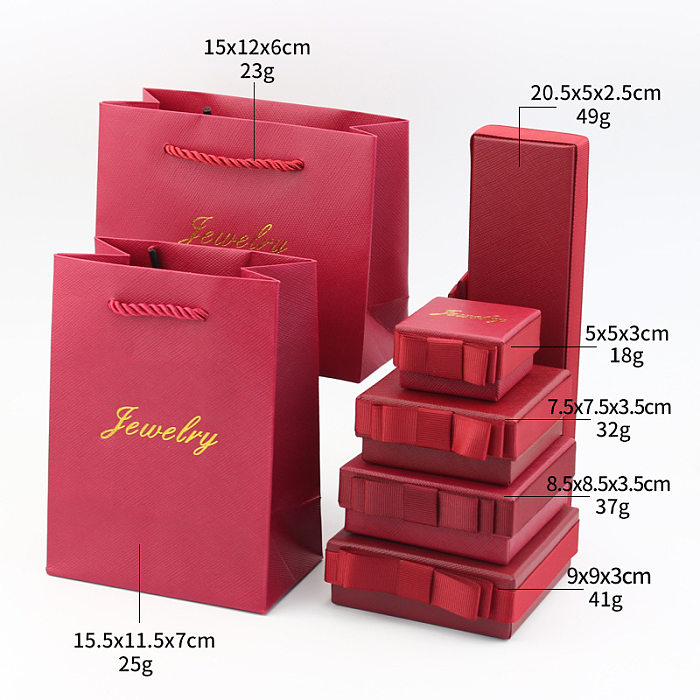 Fashion Solid Color Plastic Jewelry Boxes 1 Piece