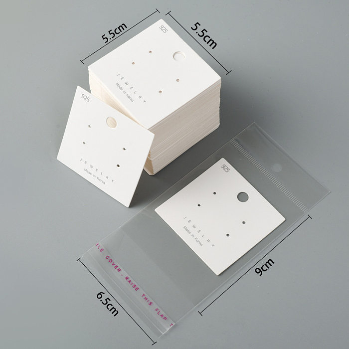 Acessórios básicos de joias para impressão em papel de cor sólida