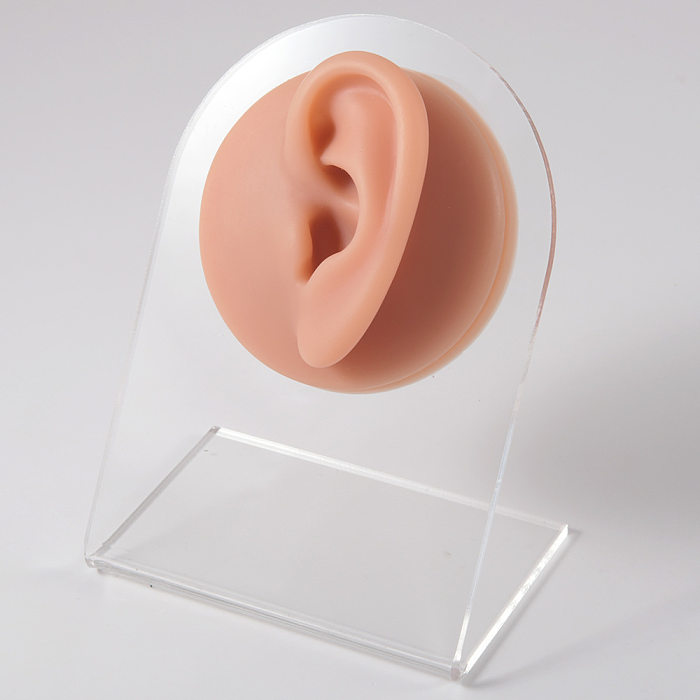 Simulação geométrica de moda em gel de sílica sem incrustação de modelo de ouvido estéreo