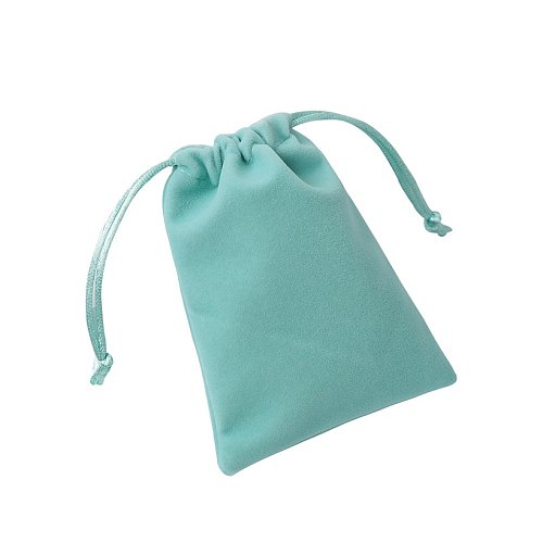 Bolsos de empaquetado de la joyería del lazo del paño del color sólido del estilo simple 1 pedazo