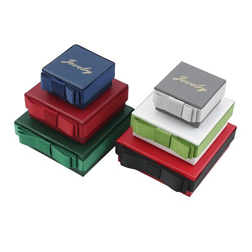 Fashion Solid Color Plastic Jewelry Boxes 1 Piece