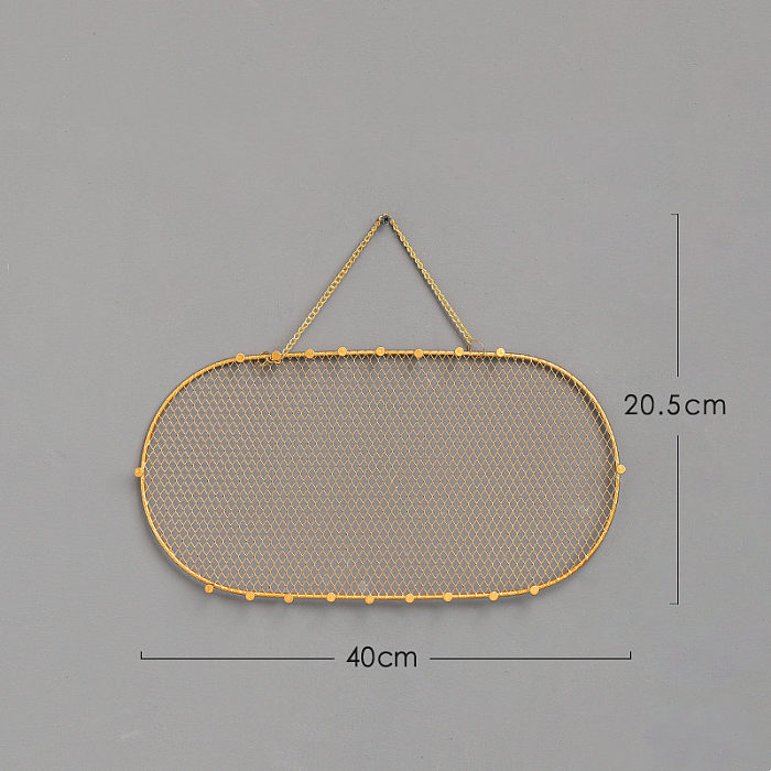 Fashion Geometric Solid Color Metal Jewelry Rack