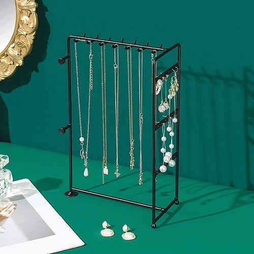 Fashion Geometric Solid Color Iron Jewelry Rack 1 Piece