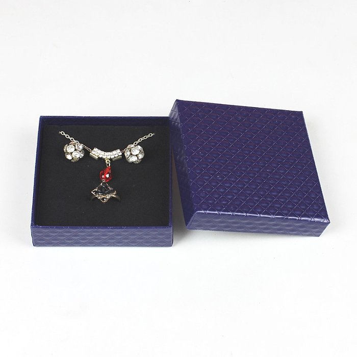 Bracelet Box Paper Box Bague Boucle d'oreille Collier Set Box