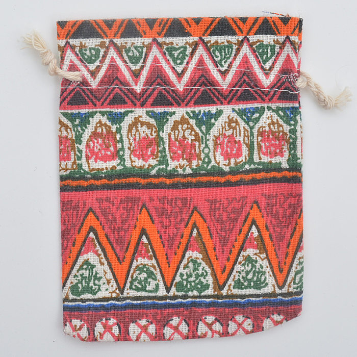 Geometrische Baumwolle Festival Geschenktüten im ethnischen Stil