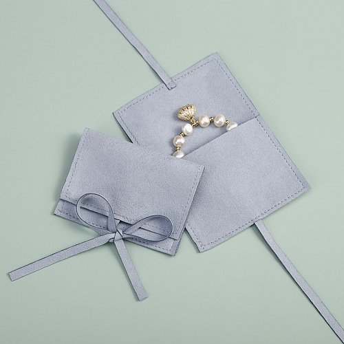 Bolsos de empaquetado de la joyería de la fibra sintética del color sólido del estilo simple 1 pedazo
