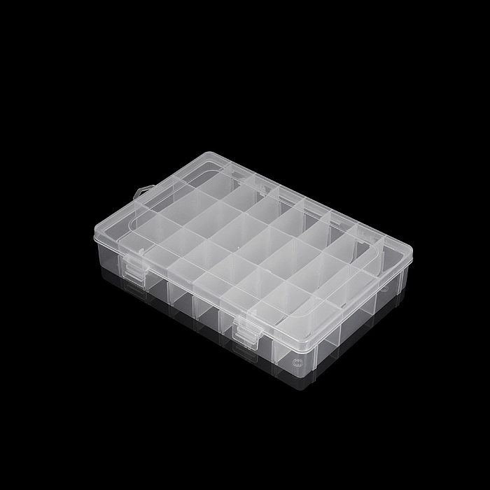 Boîtes à bijoux en plastique carrées de style simple
