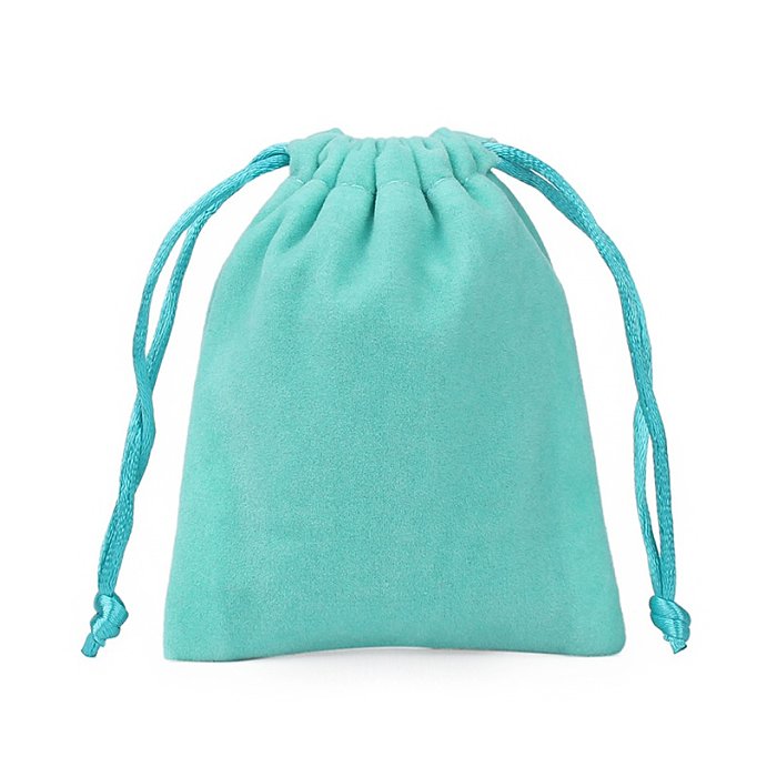 Wholesale velvet bag jewelry gift packaging bag perfume cosmetic storage flannel bag