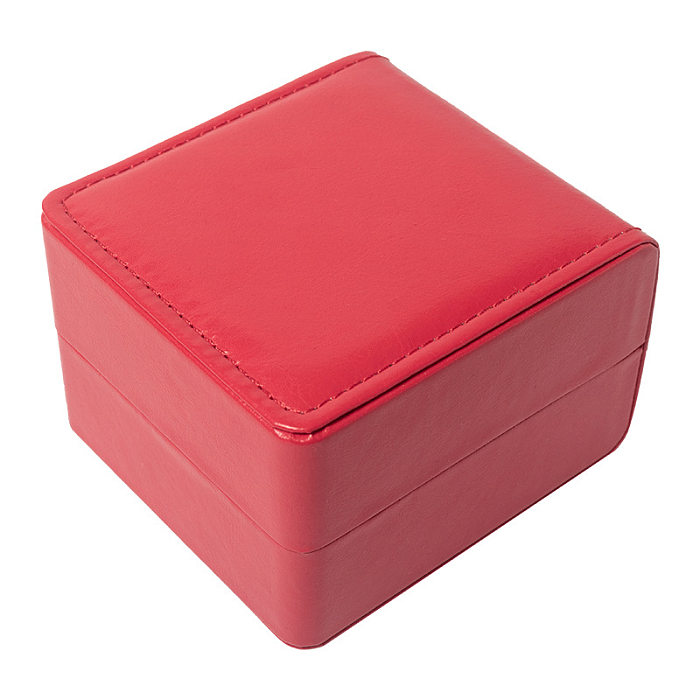 Cajas de joyería de plástico de color sólido de moda 1 pieza