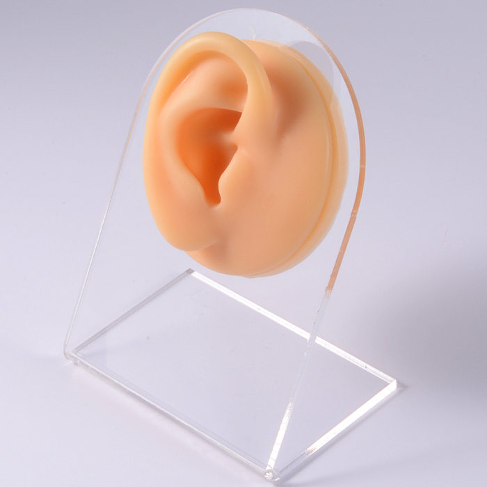 Simulação geométrica de moda em gel de sílica sem incrustação de modelo de ouvido estéreo