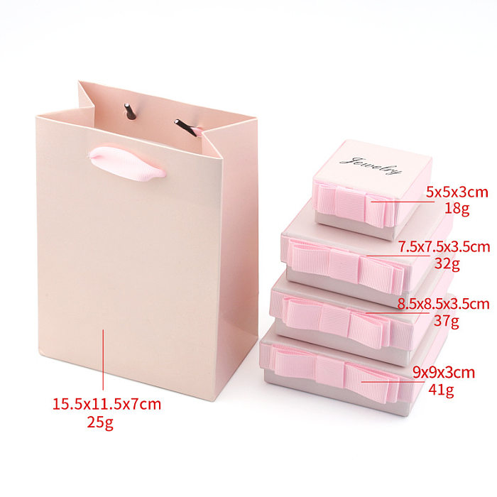 Fashion Solid Color Plastic Jewelry Boxes 1 Piece