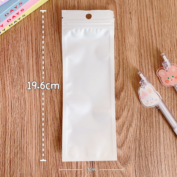 New Hanging Size Sealing Pocket Pearlescent Storage Bag