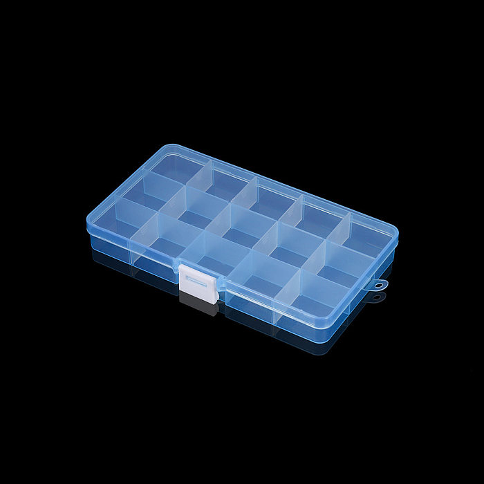 Cajas de joyería de plástico de color sólido de estilo simple 1 pieza
