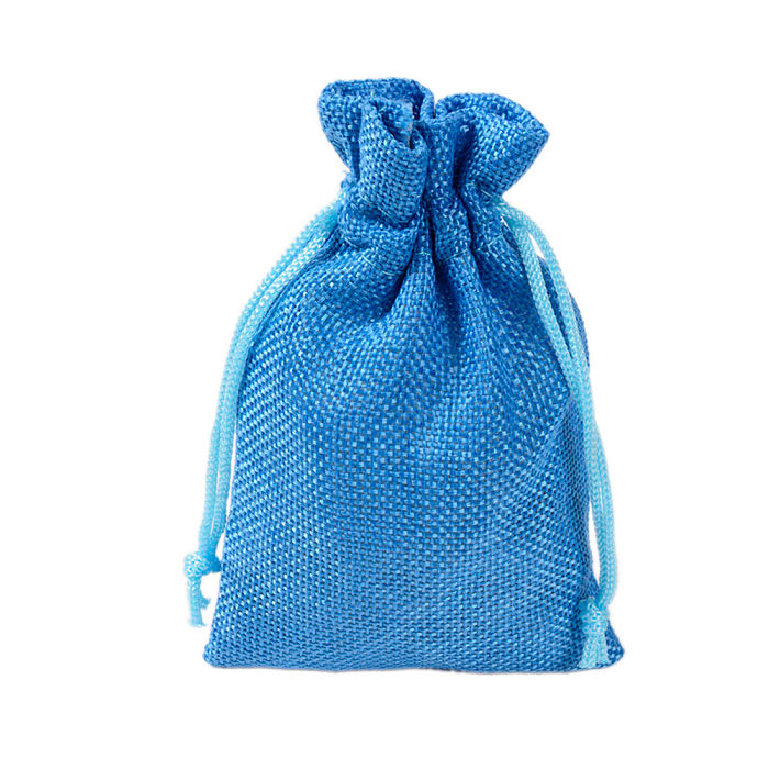 Simple Style Solid Color Cloth Drawstring Jewelry Packaging Bags