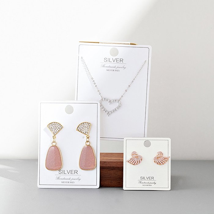 Accessories Jewellery Packaging Necklace Stud Earrings Cardboard