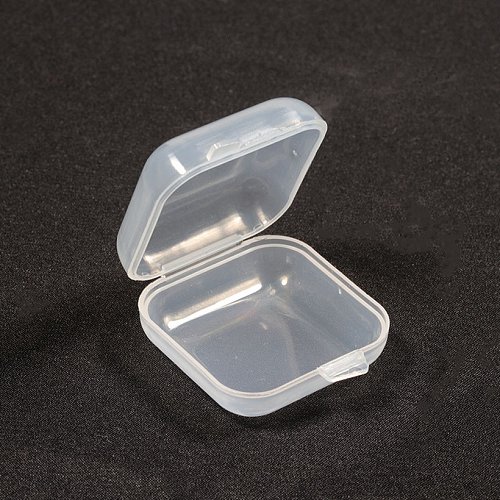 Simple Style Solid Color Plastic Jewelry Boxes 1 Piece